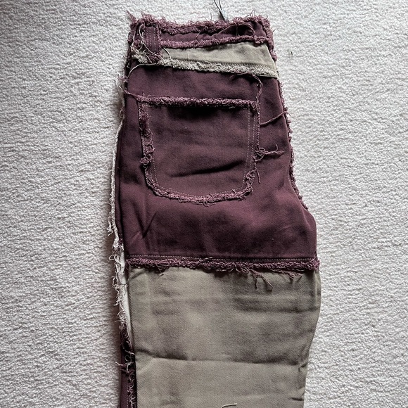 JadedIn London Brown Patchwork Denim Jeans - Picture 4 of 4